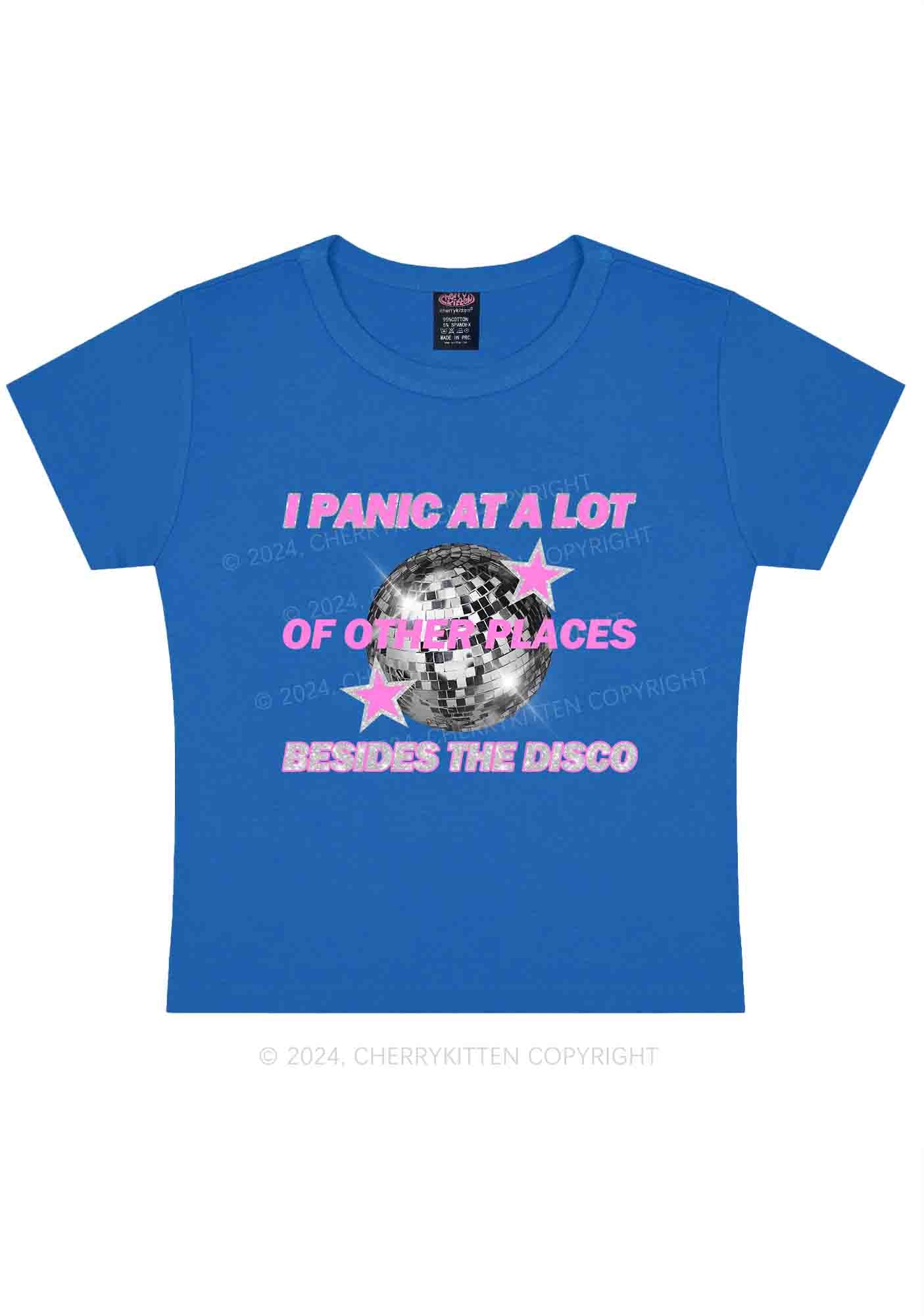 Panic Besides The Disco Y2K Baby Tee Cherrykitten