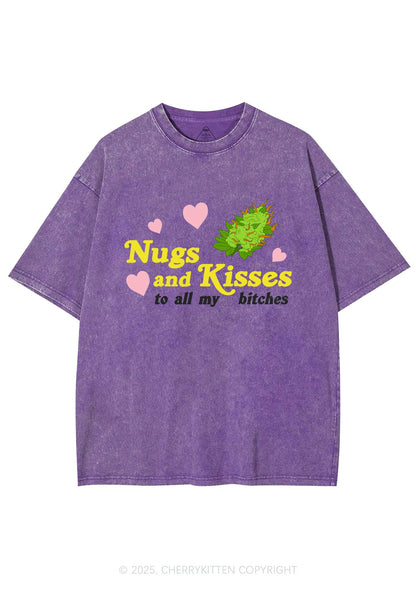 Nxgs And Kisses Y2K Washed Tee Cherrykitten