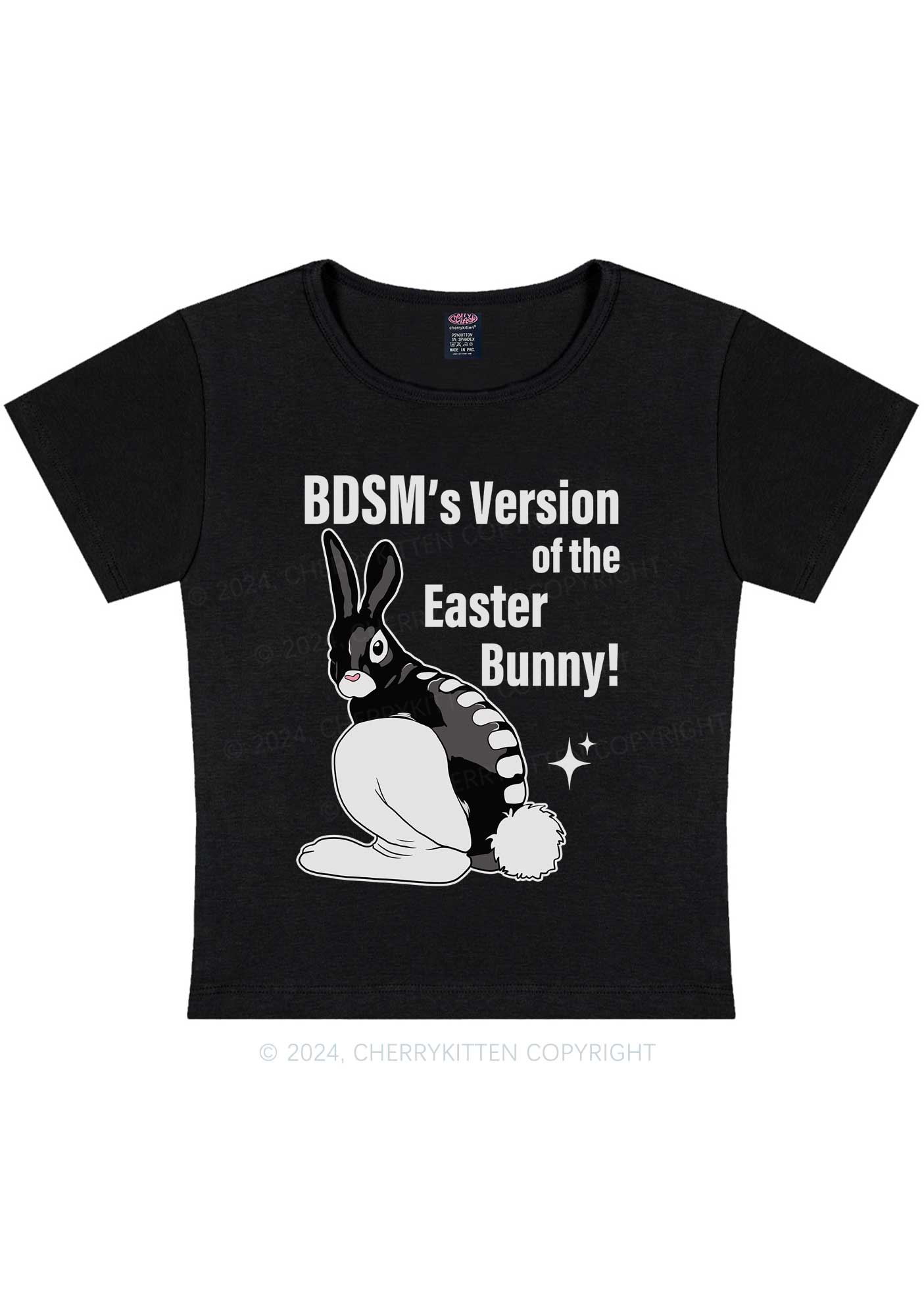 Easter Bunny Y2K Baby Tee Cherrykitten