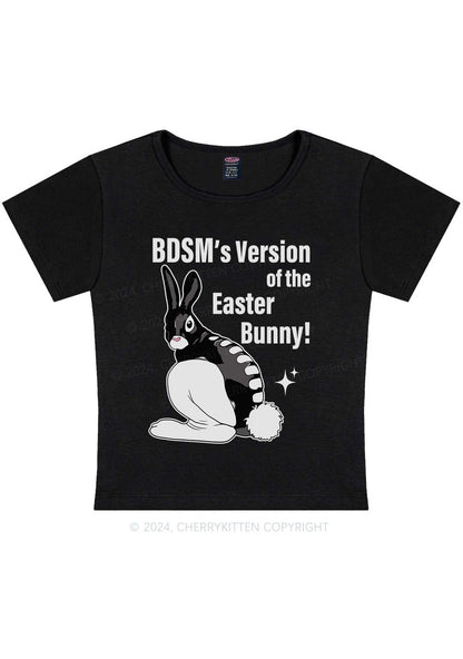 Easter Bunny Y2K Baby Tee Cherrykitten