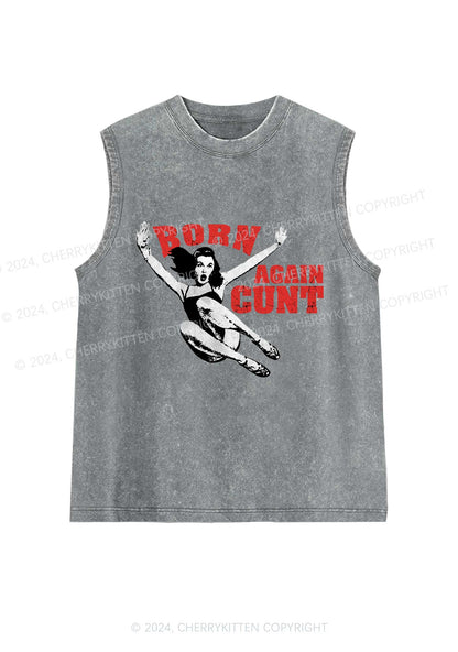 Born Again Cxxt Y2K Washed Tank Cherrykitten