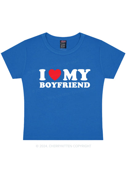 I Love Boyfriend Y2K Valentine's Day Baby Tee Cherrykitten