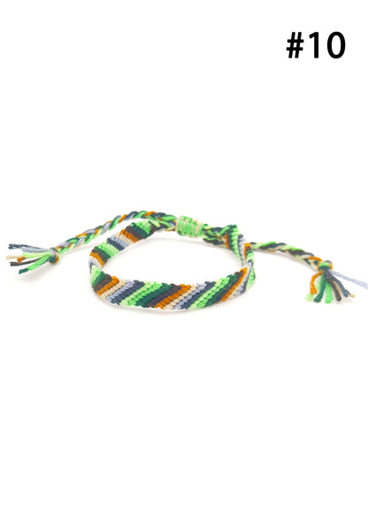 Hand Braided Y2K Gradient Rainbow Bracelet Cherrykitten