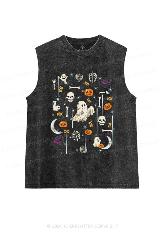 Halloween Elements Y2K Washed Tank Cherrykitten