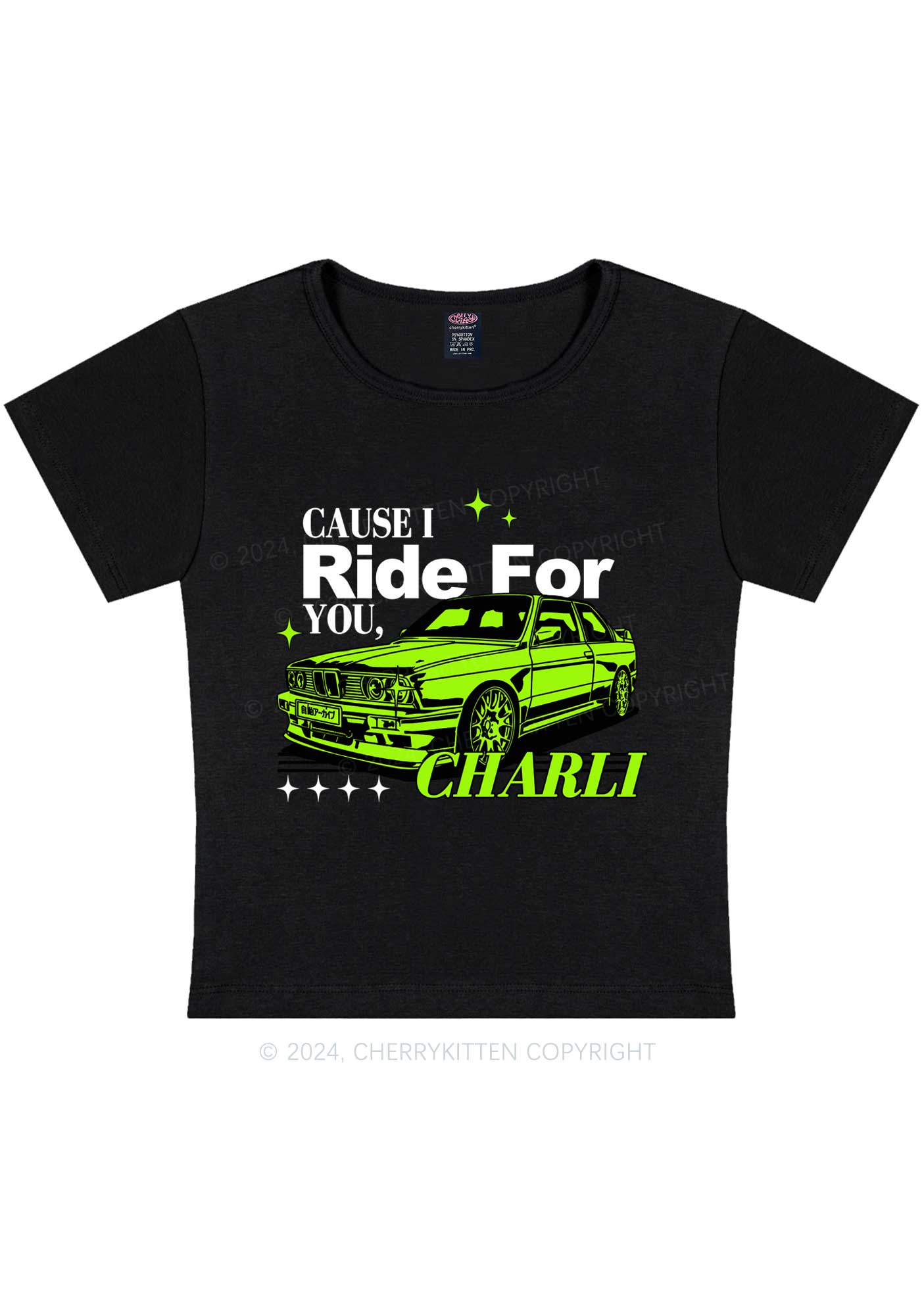 Curvy Ride For CX Y2K Baby Tee Cherrykitten