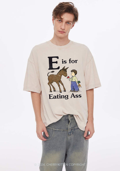 E Is For Eating Axx Y2K Washed Tee Cherrykitten