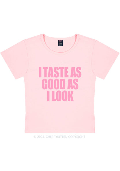 Taste Good Y2K Baby Tee Cherrykitten