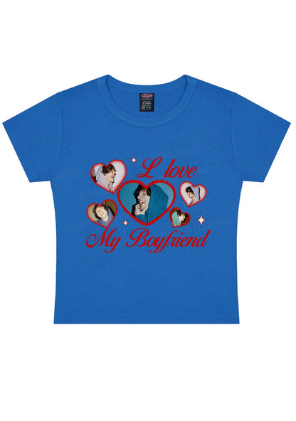 Custom Boyfriend Photos Y2K Valentine's Day Baby Tee Cherrykitten