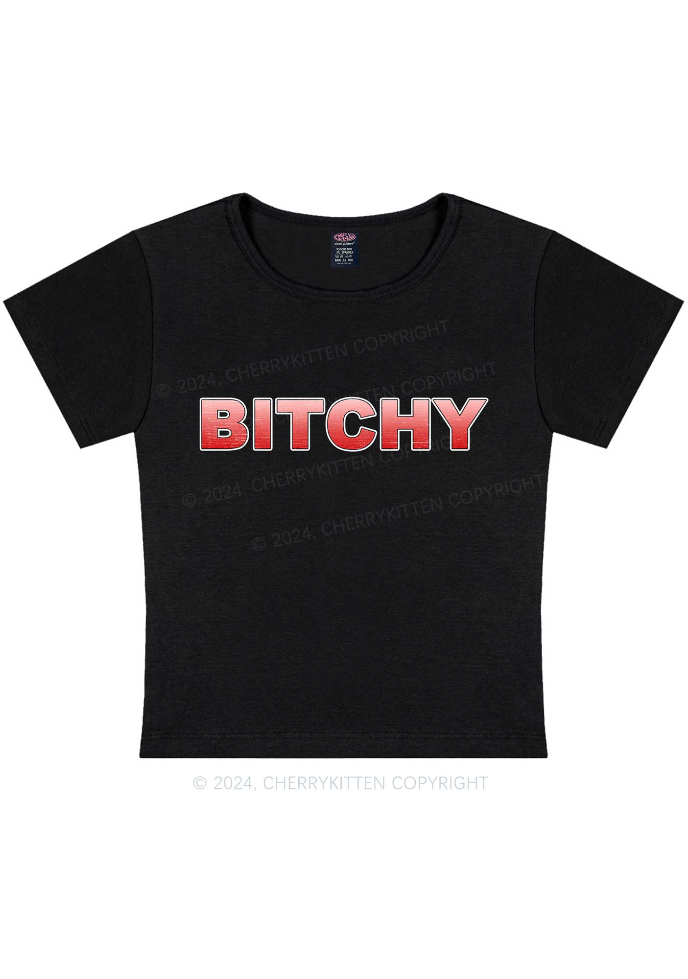 Bxxchy Y2K Baby Tee Cherrykitten