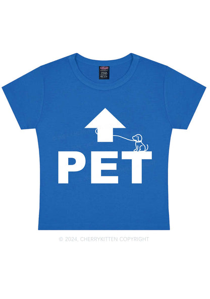 Pet Dog Y2K Baby Tee Cherrykitten