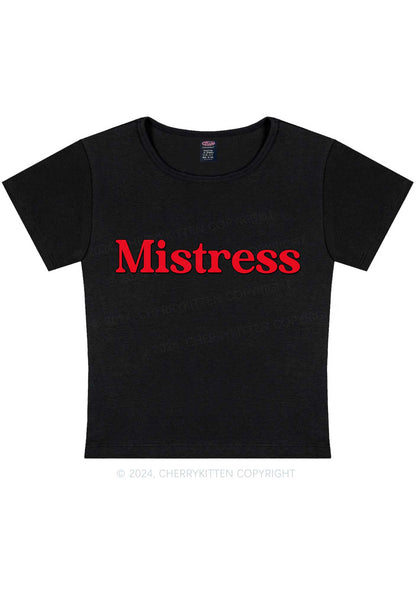 Mistress Y2K Baby Tee Cherrykitten