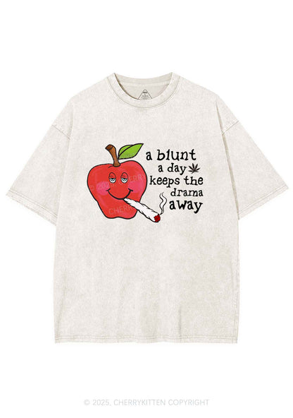 A Blunt A Day Y2K Washed Tee Cherrykitten