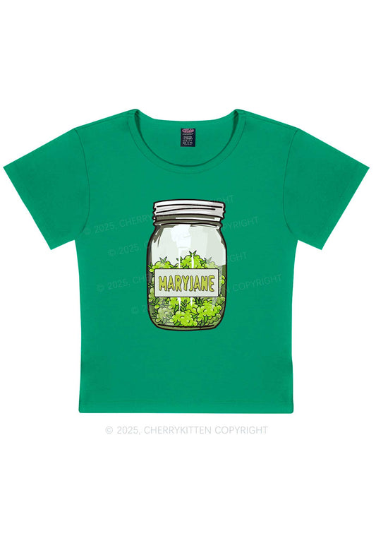 Mary Jane Wxxd Jar Y2K Baby Tee Cherrykitten