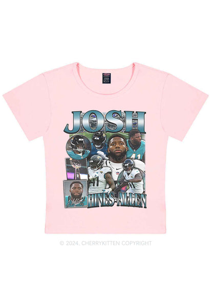 Green Josh Y2K Super Bowl Baby Tee Cherrykitten