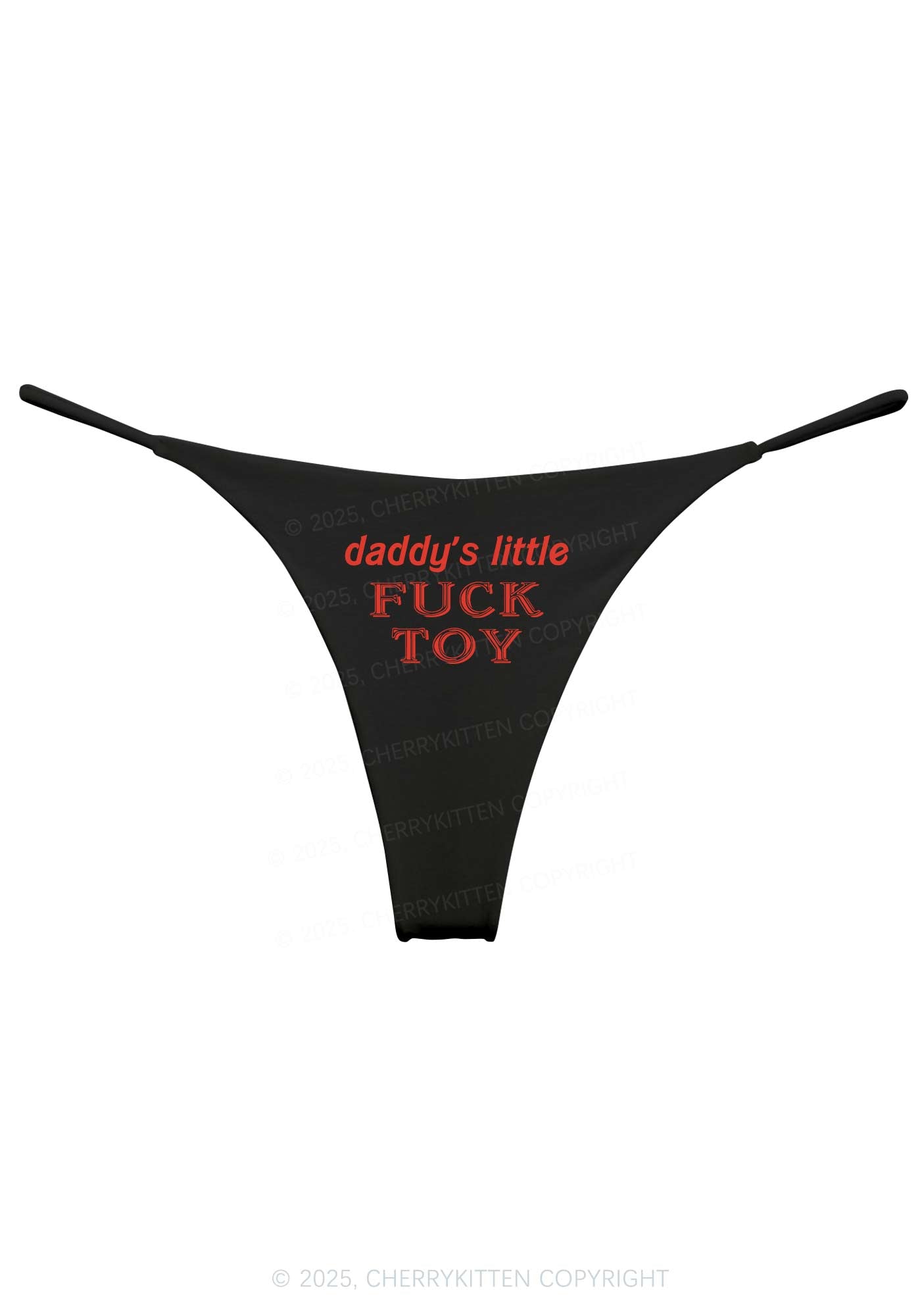 Daddys Little Fxxk Toy Y2K Bikini String Thong Cherrykitten