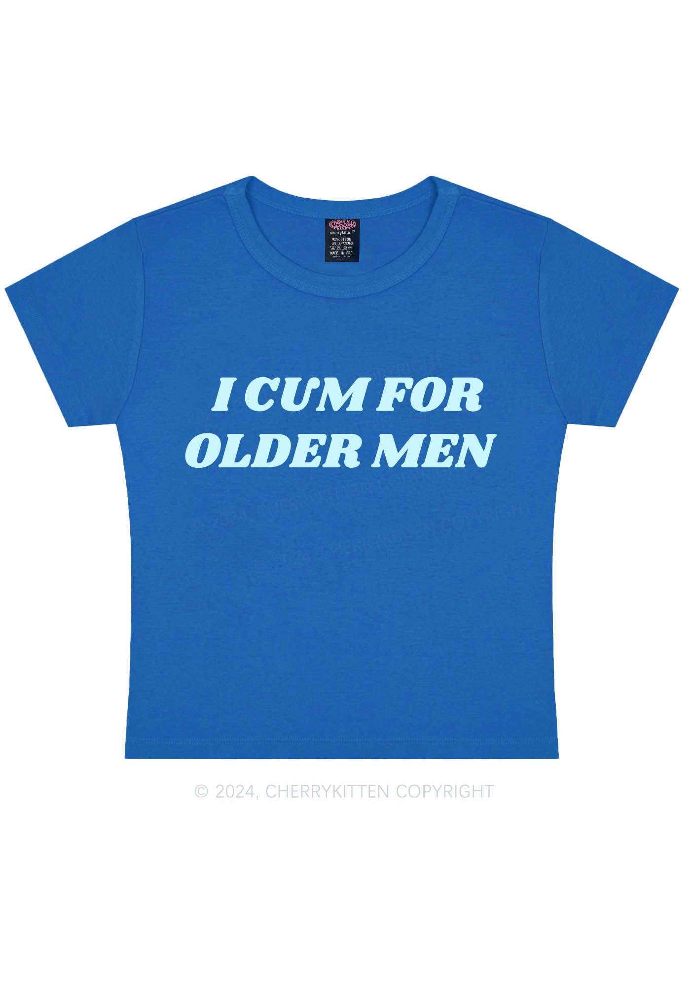 Come For Older Men Y2K Baby Tee Cherrykitten