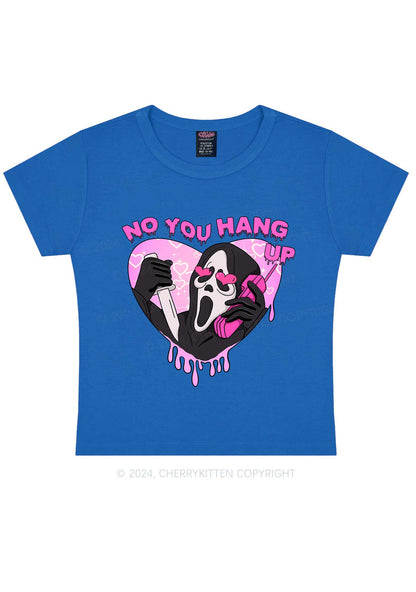 No You Hang Up Y2K Valentine's Day Baby Tee Cherrykitten