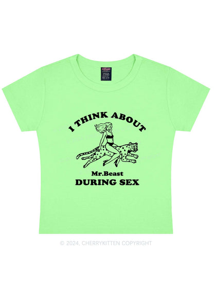 Think About During Sx Y2K Baby Tee Cherrykitten