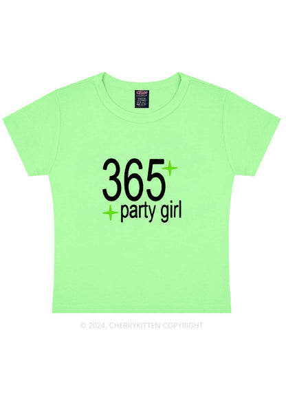 Party Girl Y2K Baby Tee Cherrykitten