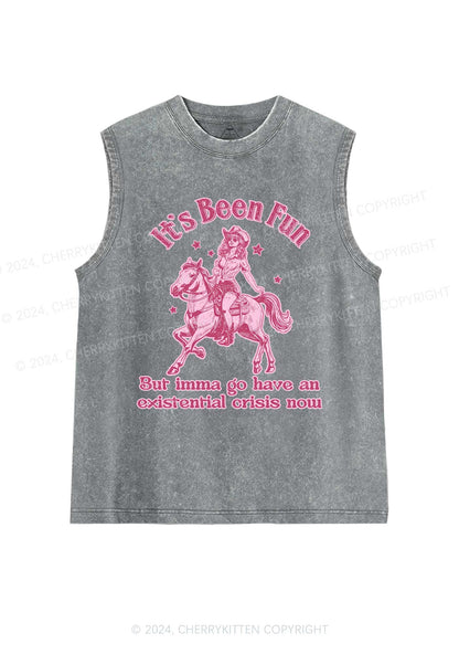 Cowgirl Existential Crisis Y2K Washed Tank Cherrykitten