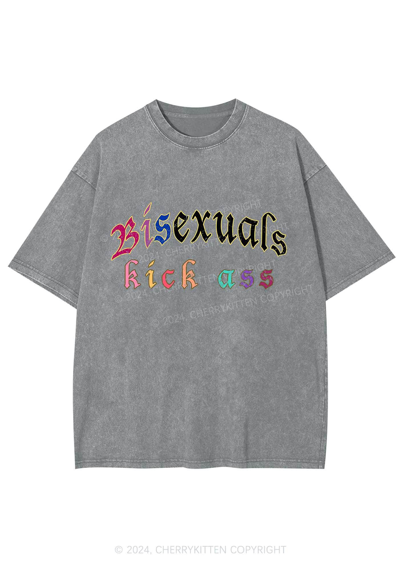 Bisexuals Kick Axx Y2K Washed Tee Cherrykitten