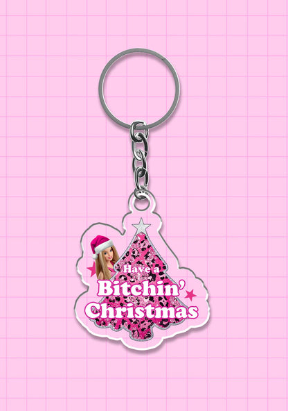 Christmas Bxxchin 1Pc Y2K Keychain Cherrykitten