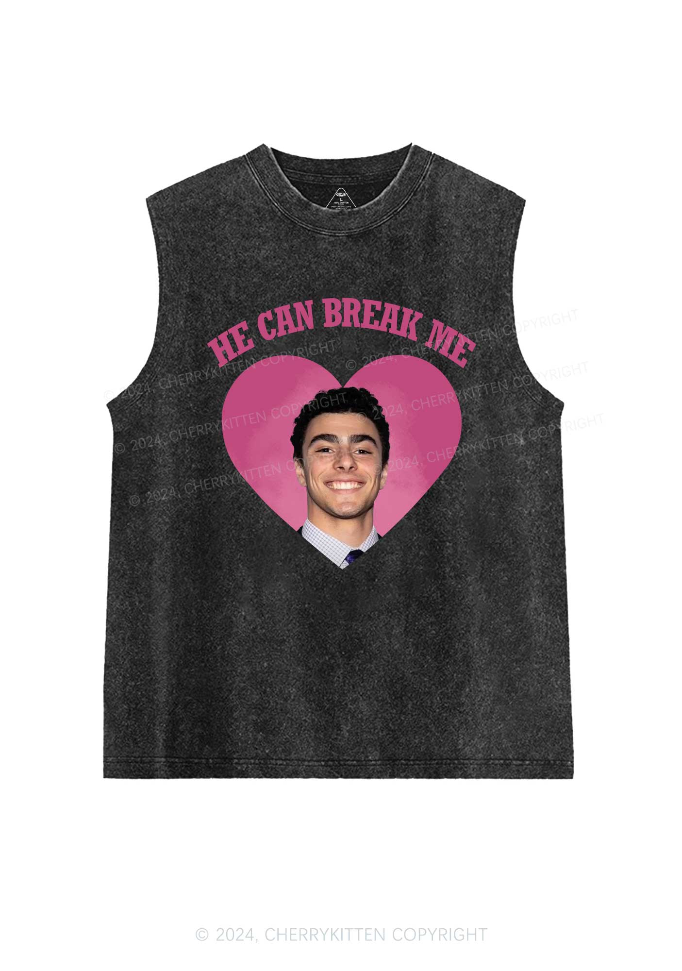 Break Me Luigi Y2K Washed Tank Cherrykitten