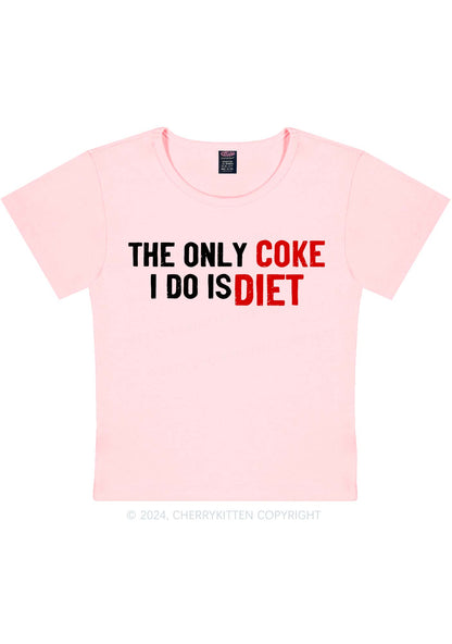 Coke Diet Y2K Baby Tee Cherrykitten