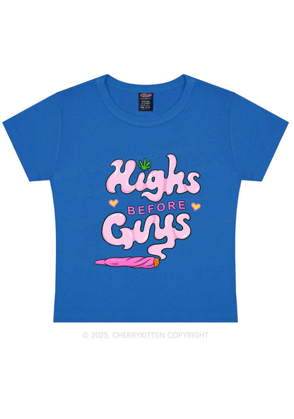 Highs Before Guys Y2K Baby Tee Cherrykitten