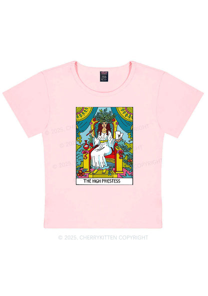 The High Priestess Y2K Baby Tee Cherrykitten