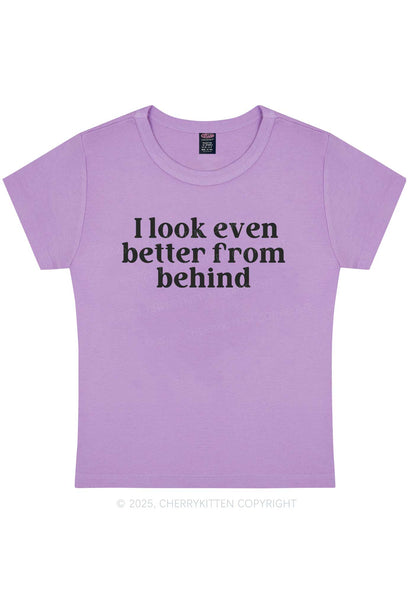 Look Better From Behind Y2K Baby Tee Cherrykitten