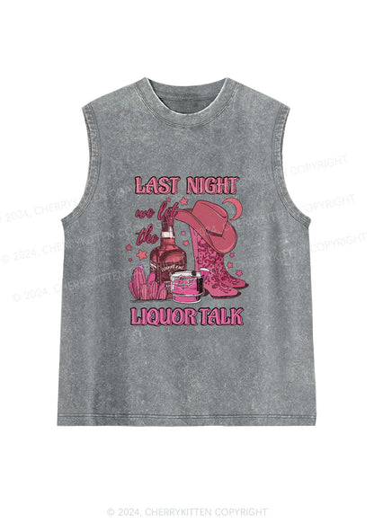 Liquor Talk Y2K Washed Tank Cherrykitten