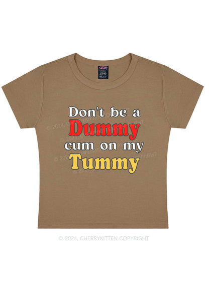 Dont Be A Dummy Y2K Baby Tee Cherrykitten