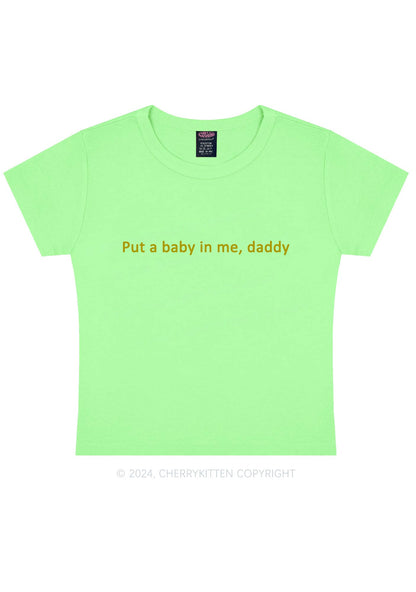 Put Baby In Me Y2K Baby Tee Cherrykitten