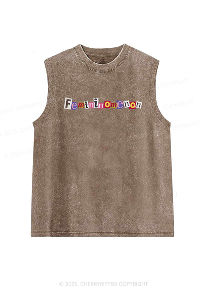 Femininomenon Y2K Washed Tank Cherrykitten