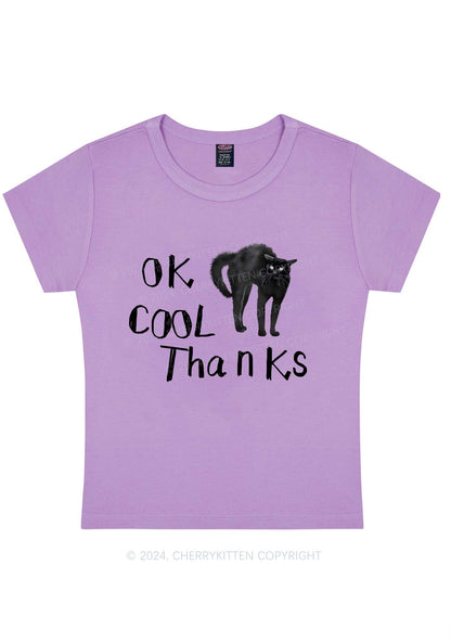 Curvy Ok Cool Thanks Y2K Baby Tee Cherrykitten