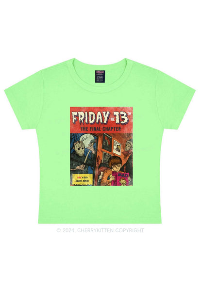 Halloween Friday Final Chapter Y2K Baby Tee Cherrykitten