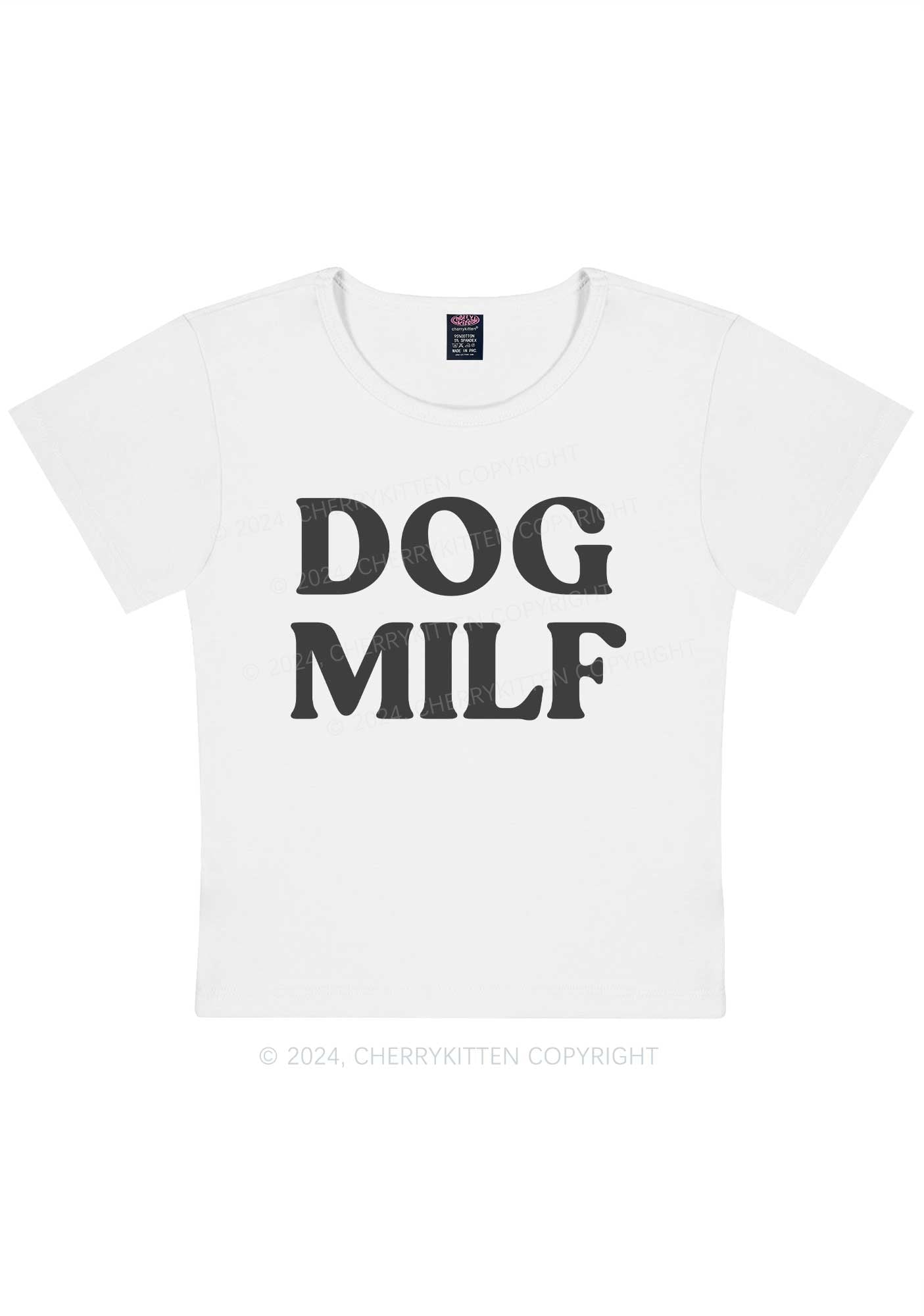 Dog Mxxf Y2K Baby Tee Cherrykitten