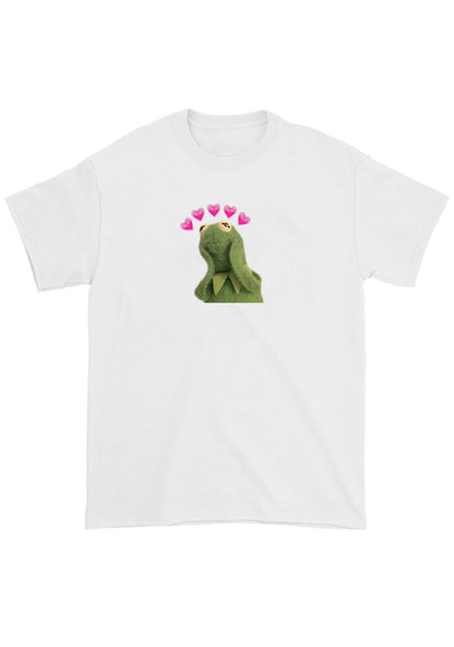 Pink Hearts Frog Chunky Shirt