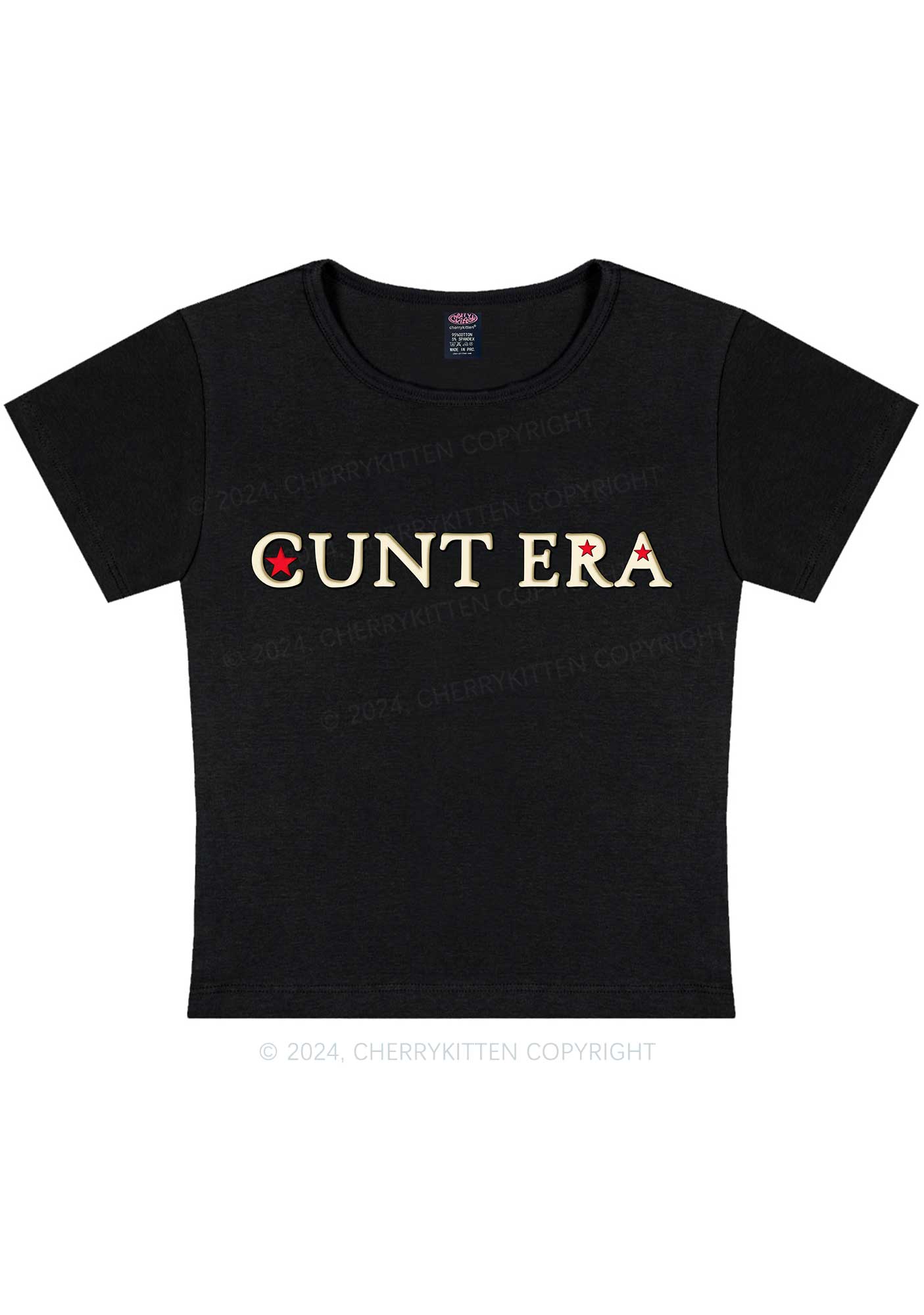 Cxxt Era Star Y2K Baby Tee Cherrykitten