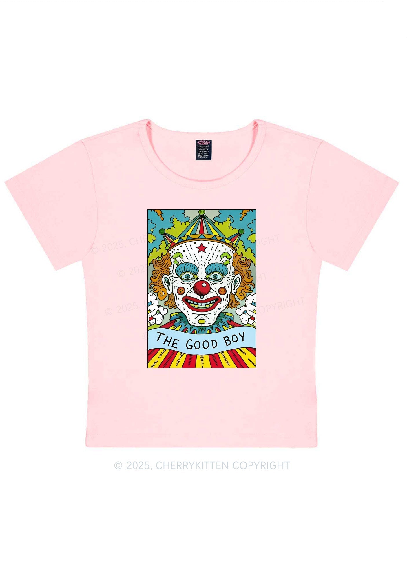 The Good Boy Y2K Baby Tee Cherrykitten