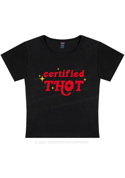 Certified Thxt Y2K Baby Tee Cherrykitten