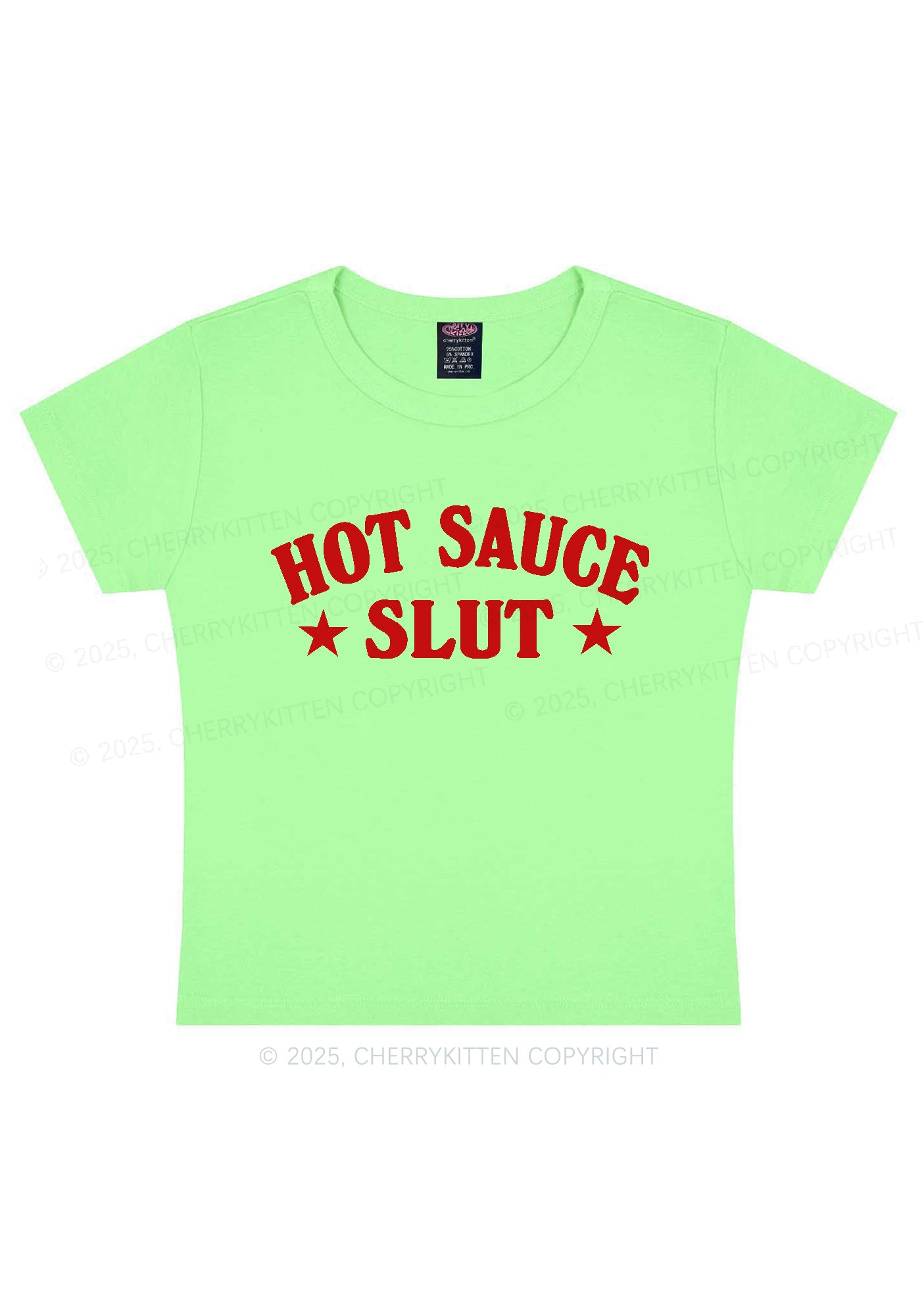 Hot Sauce Slxt Y2K Baby Tee Cherrykitten