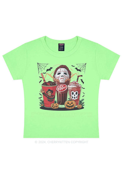 Halloween Coke Y2K Baby Tee Cherrykitten