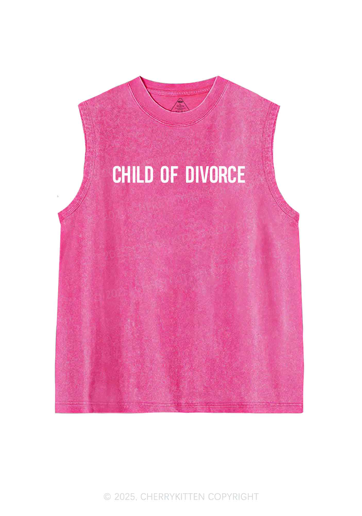 Child Of Divorce Y2K Washed Tank Cherrykitten