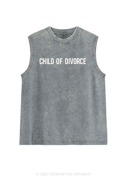 Child Of Divorce Y2K Washed Tank Cherrykitten