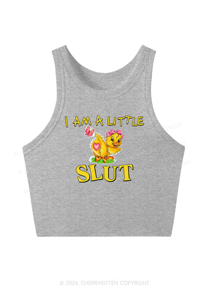 Little Slxt Y2K Crop Tank Top Cherrykitten