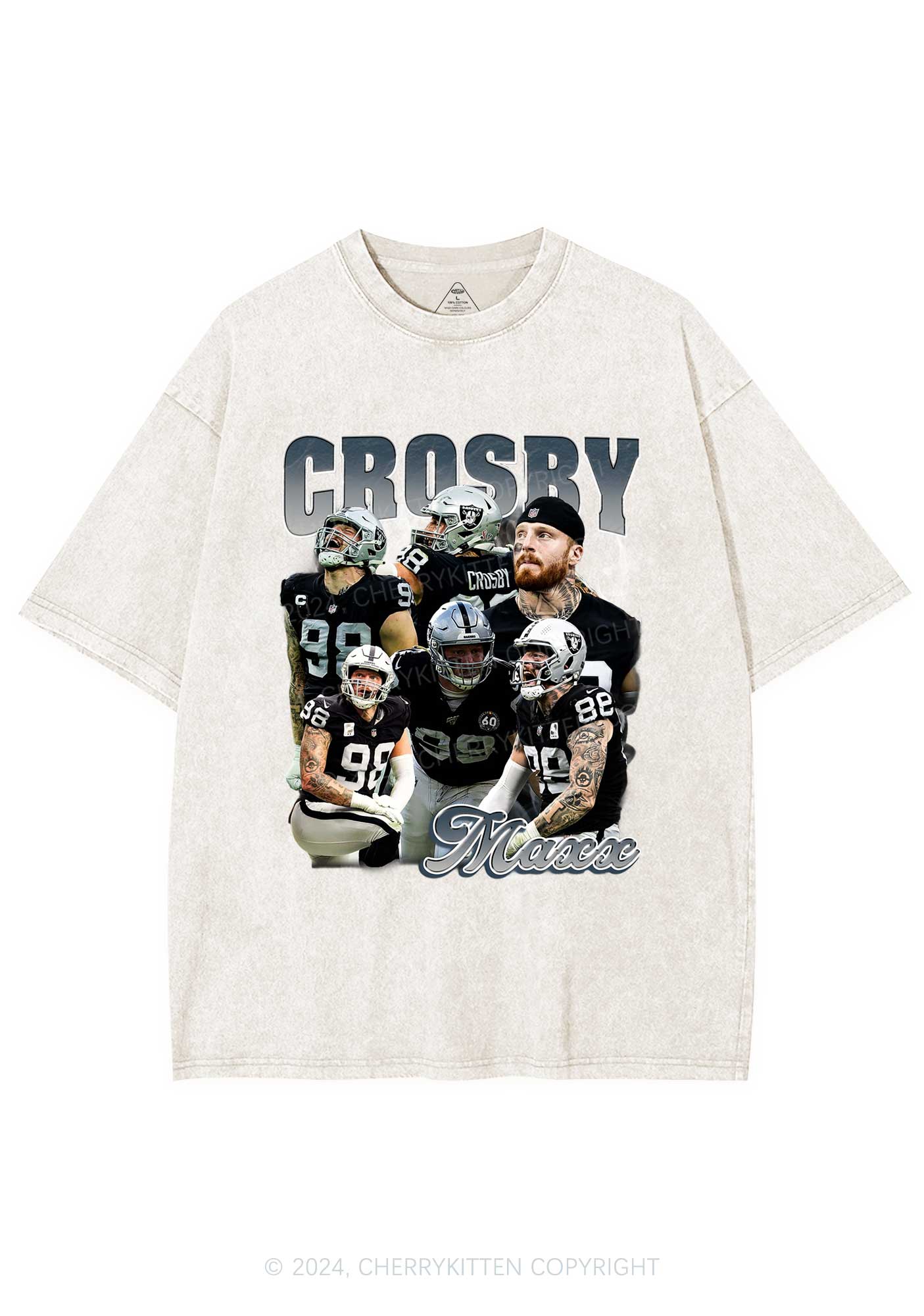 Grey Maxx Y2K Super Bowl Washed Tee Cherrykitten