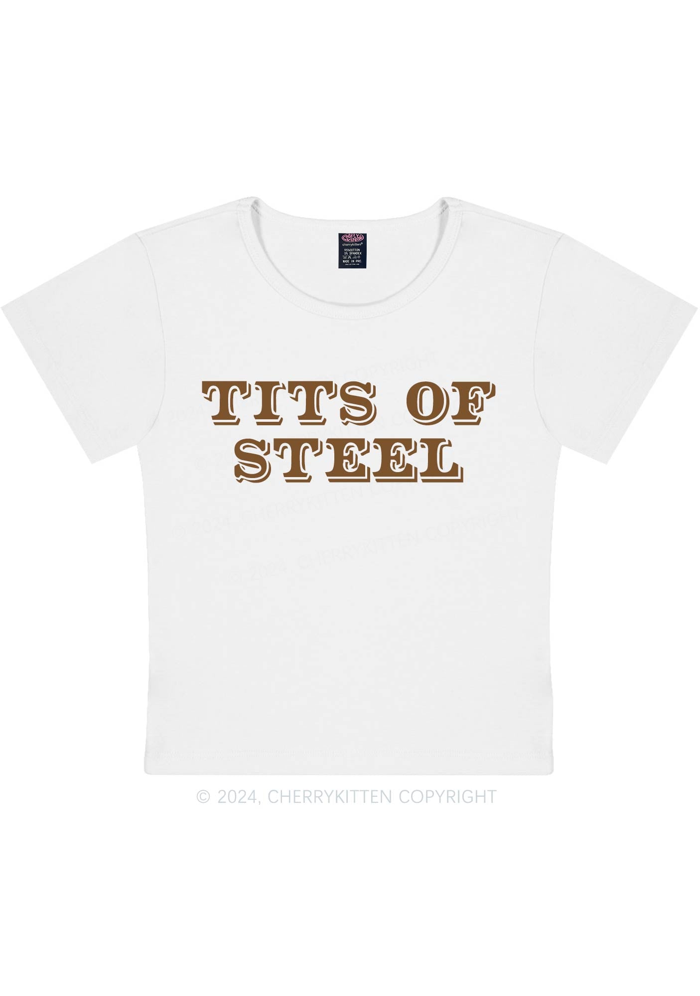 Txts Of Steel Y2K Baby Tee Cherrykitten