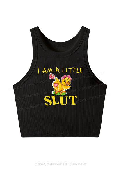 Little Slxt Y2K Crop Tank Top Cherrykitten